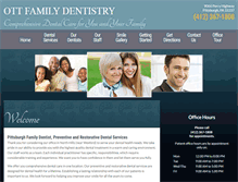 Tablet Screenshot of drottdental.com